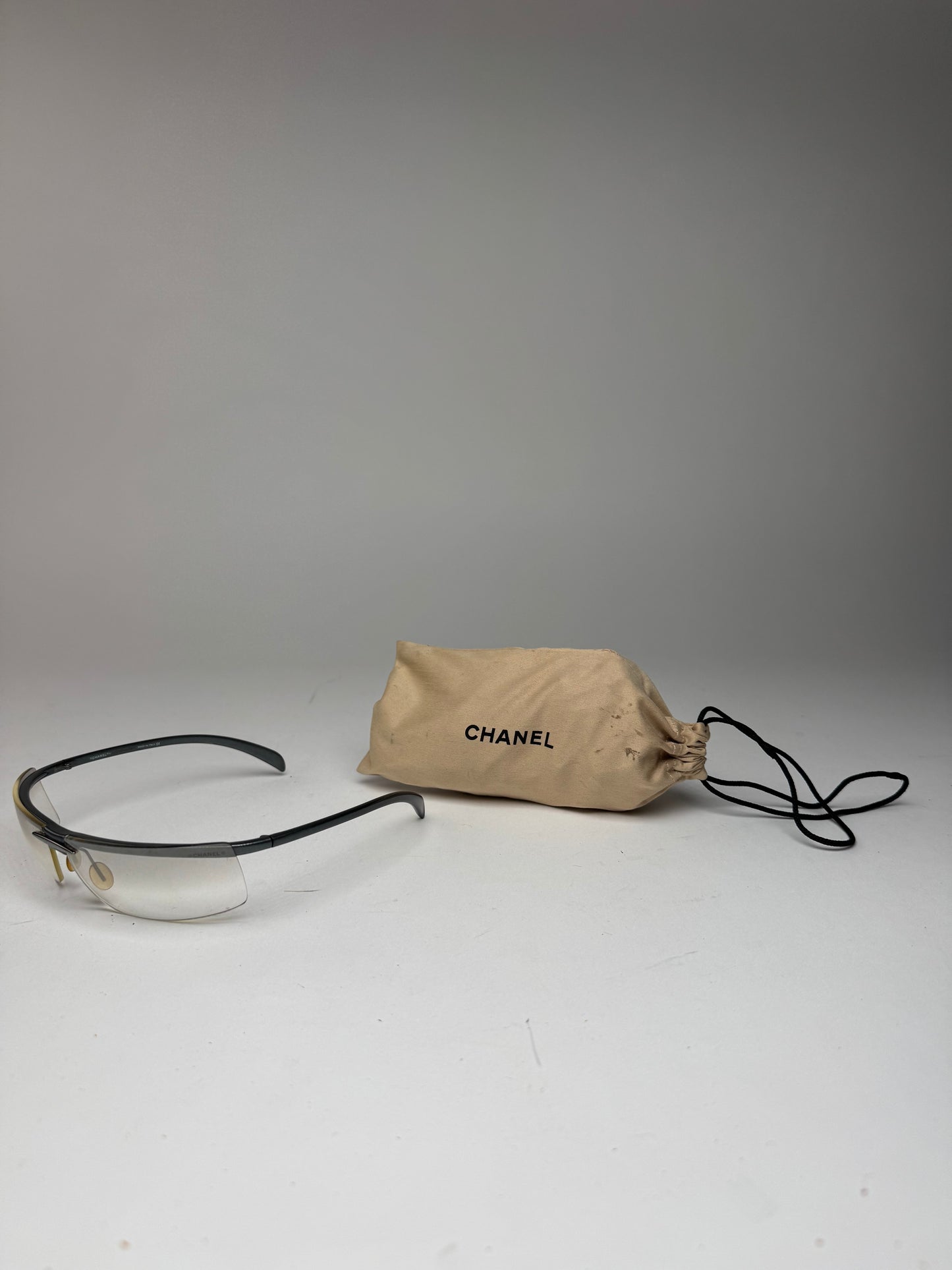 Vintage Chanel Sunglasses transparent