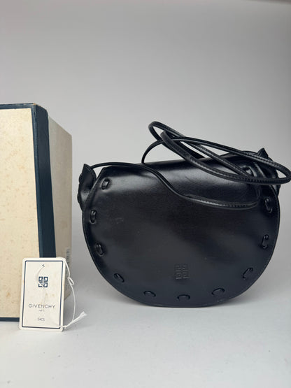 Sac vintage en cuir noir Givenchy