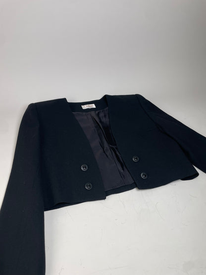 Vintage Chloe Wool Blend Jacket Black L