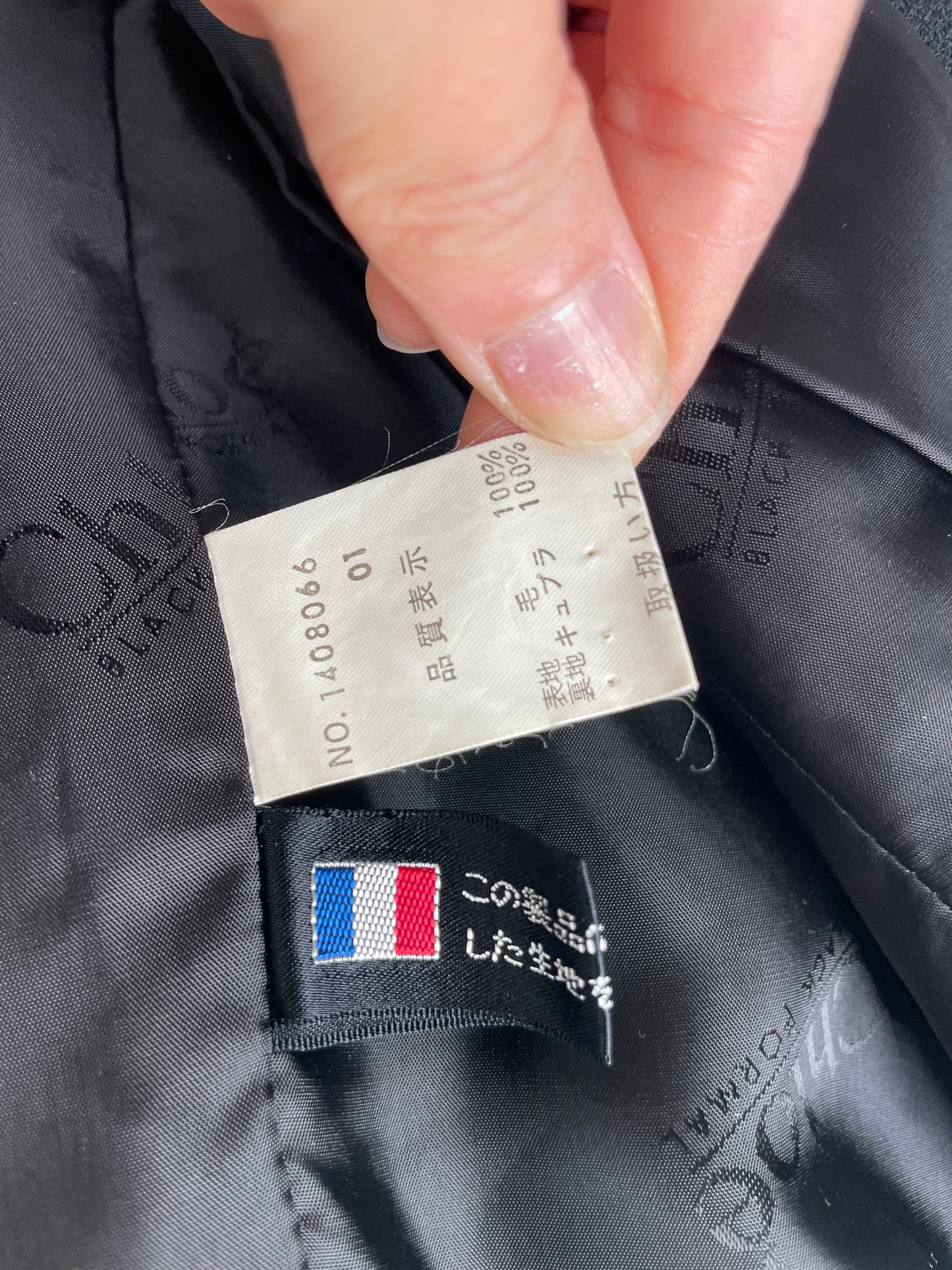 Vintage Chloe Wool Blend Jacket Black L