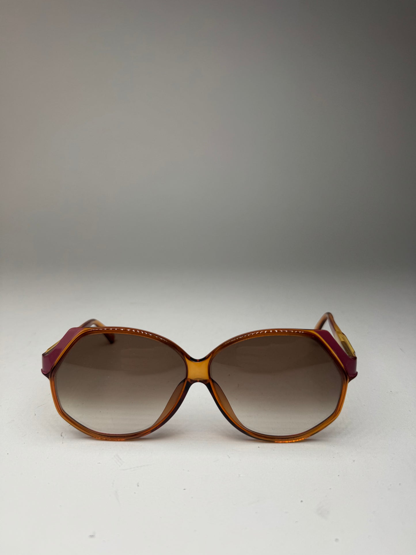Vintage Dior Sunglasses Brown Gold