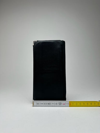 Porte-cartes vintage en cuir Cartier noir