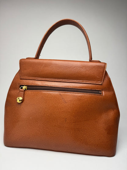 Vintage Givenchy Orange Brown Leather Bag