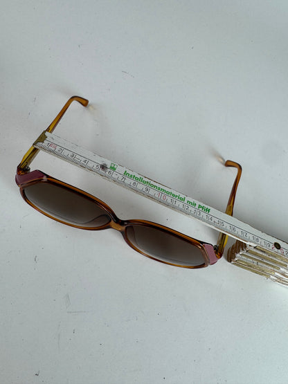 Vintage Dior Sunglasses Brown Gold