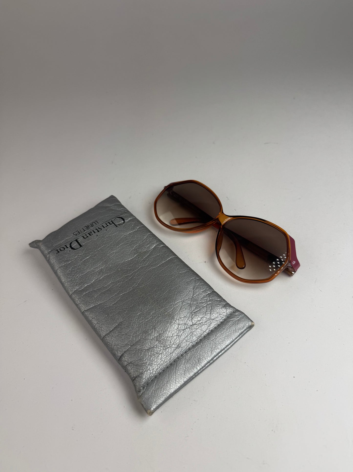 Vintage Dior Sunglasses Brown Gold