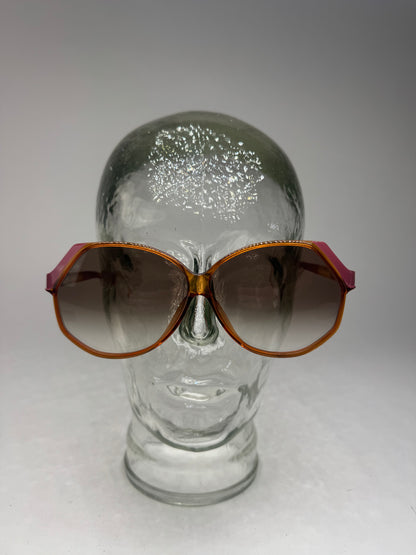 Vintage Dior Sunglasses Brown Gold