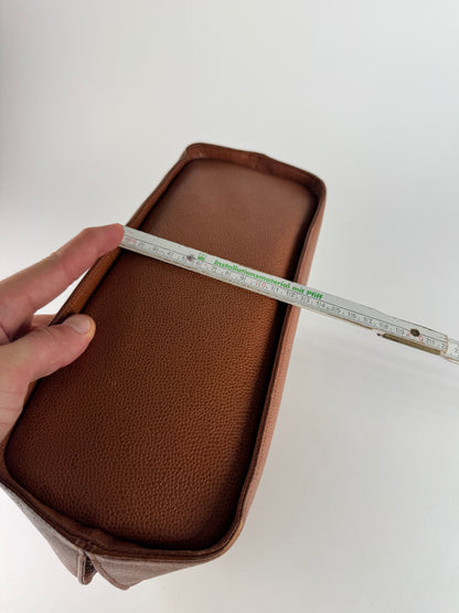 Vintage Givenchy Orange Brown Leather Bag