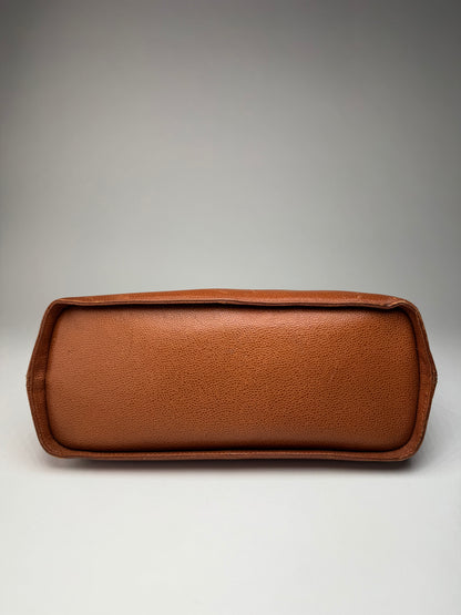 Vintage Givenchy Orange Brown Leather Bag