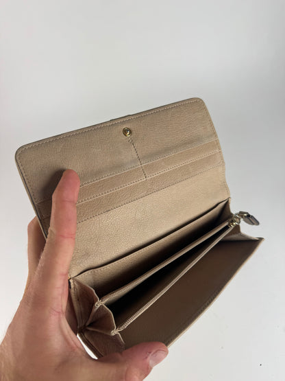 Vintage Loewe Madrid Anagram Leather wallet beige