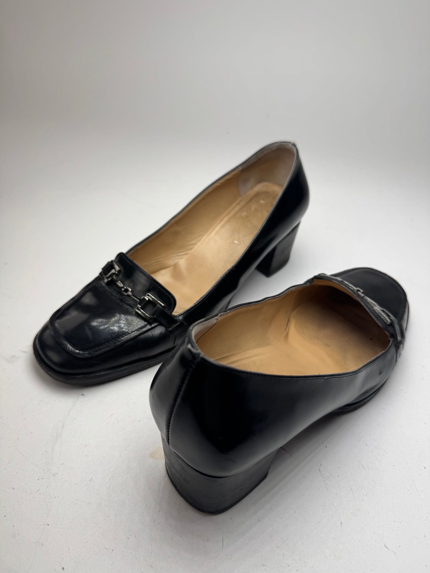 Vintage Gucci Patent Leather Pumps Black
