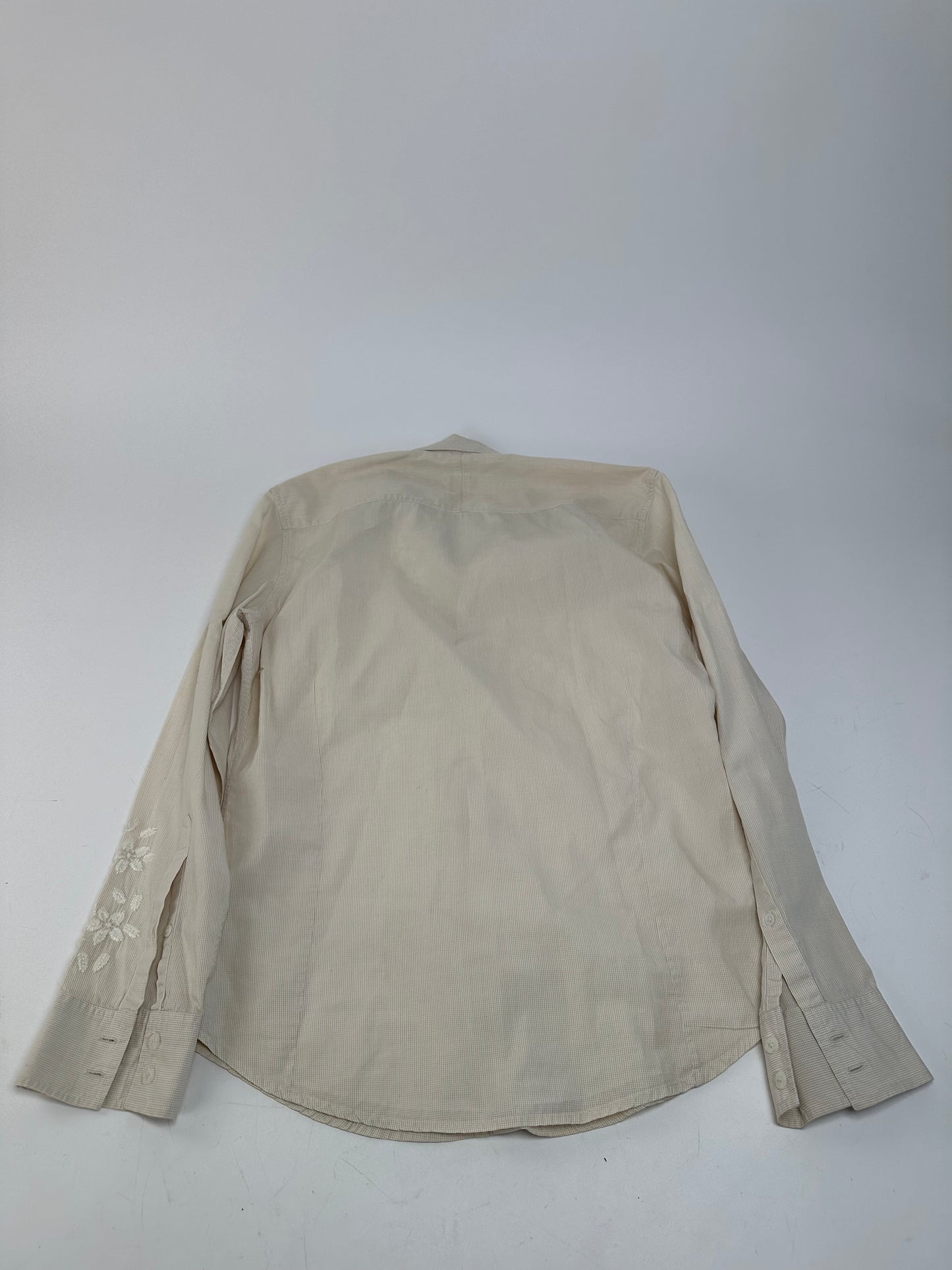 Vintage Kenzo Floral Blouse White M