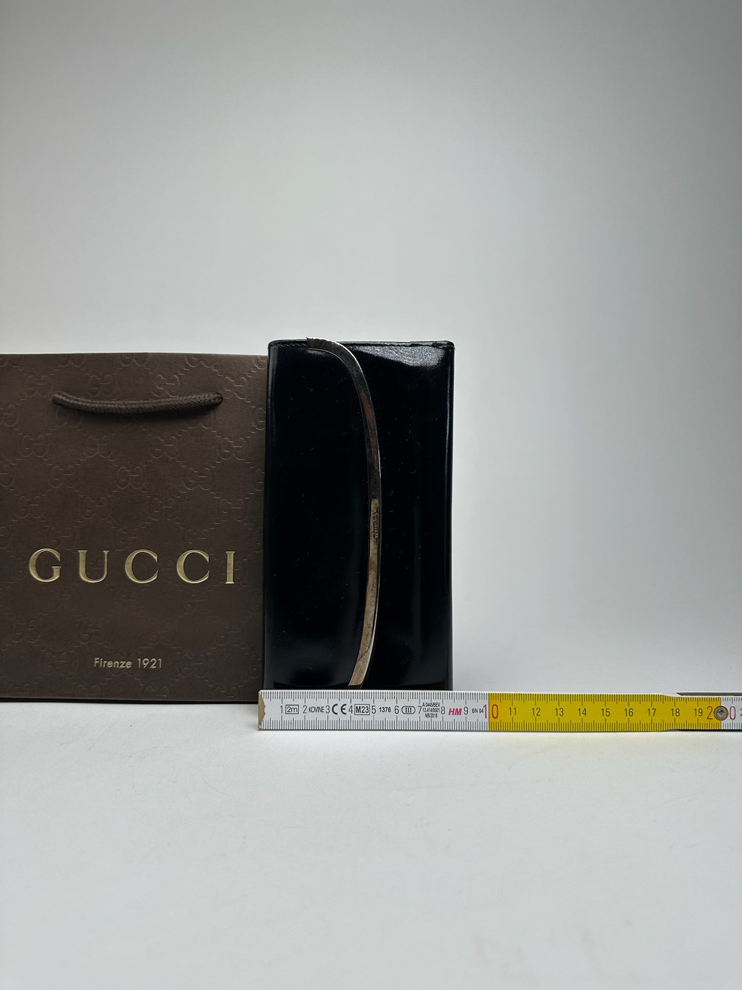 Vintage Gucci Patent Leather Wallet black
