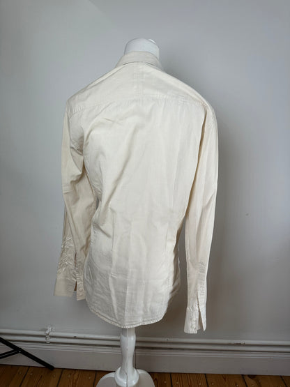 Vintage Kenzo Floral Blouse White M