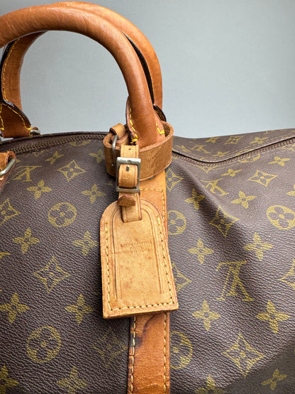 Vintage Louis Vuitton monogram duffel bag brown