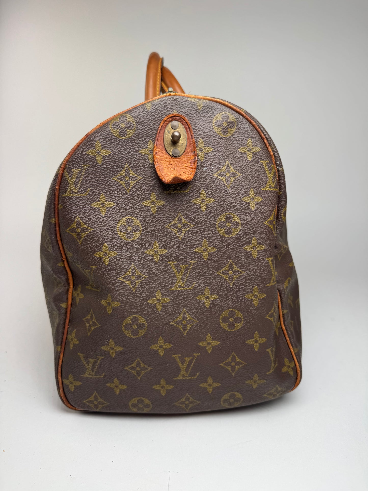 Vintage Louis Vuitton monogram duffel bag brown