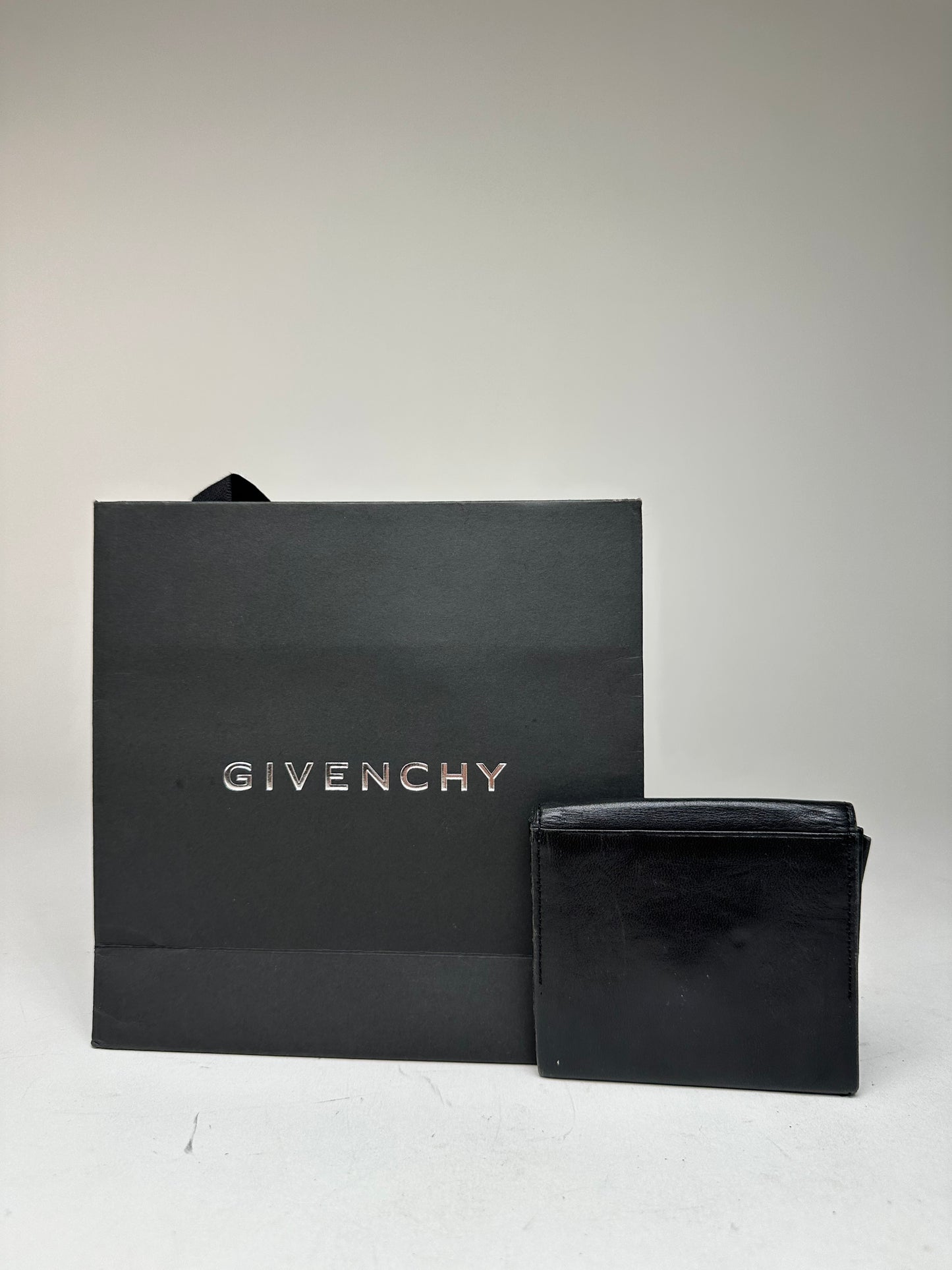 Vintage Givenchy Leather Card Holder / Purse Black