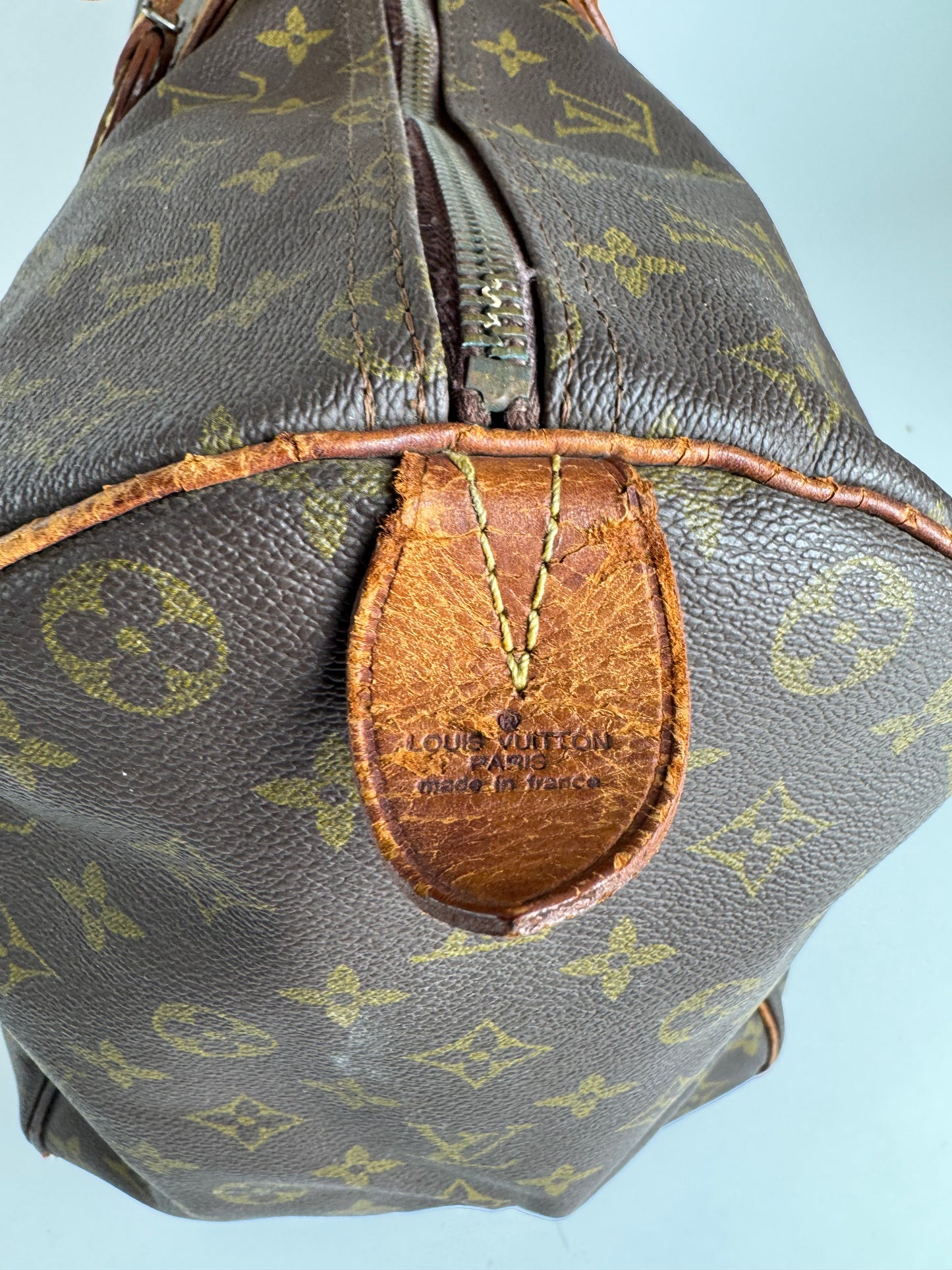 Vintage Louis Vuitton monogram duffel bag brown