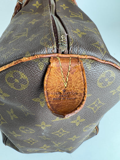 Vintage Louis Vuitton monogram duffel bag brown