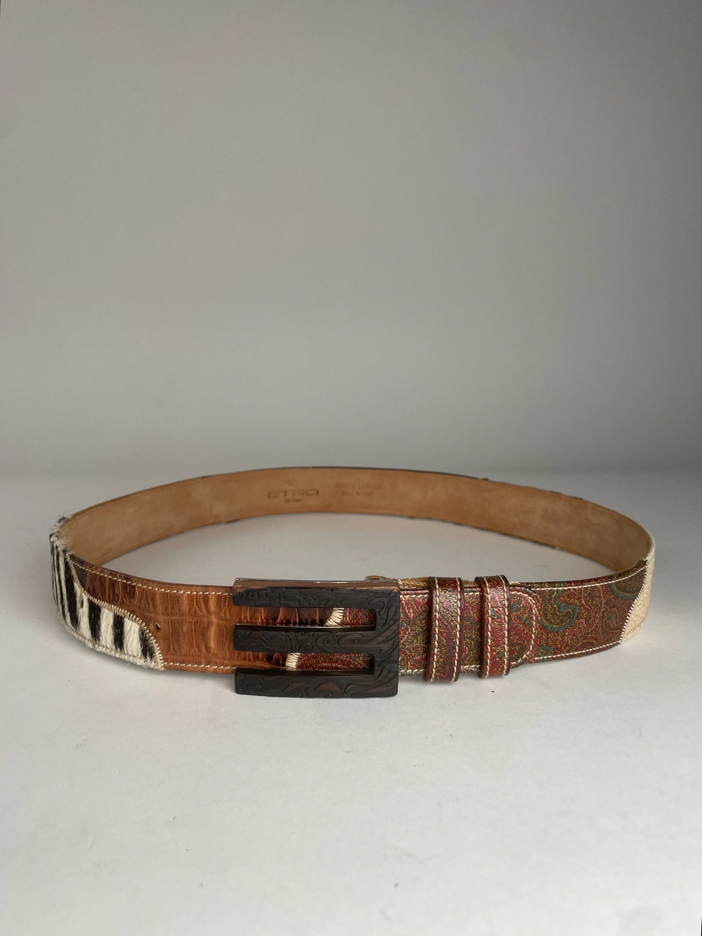 Vintage Etro Multi Material Belt