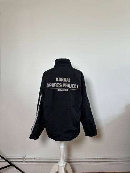 Vintage Kansai Yamamoto Men's Nylon Logo Jacket Black M