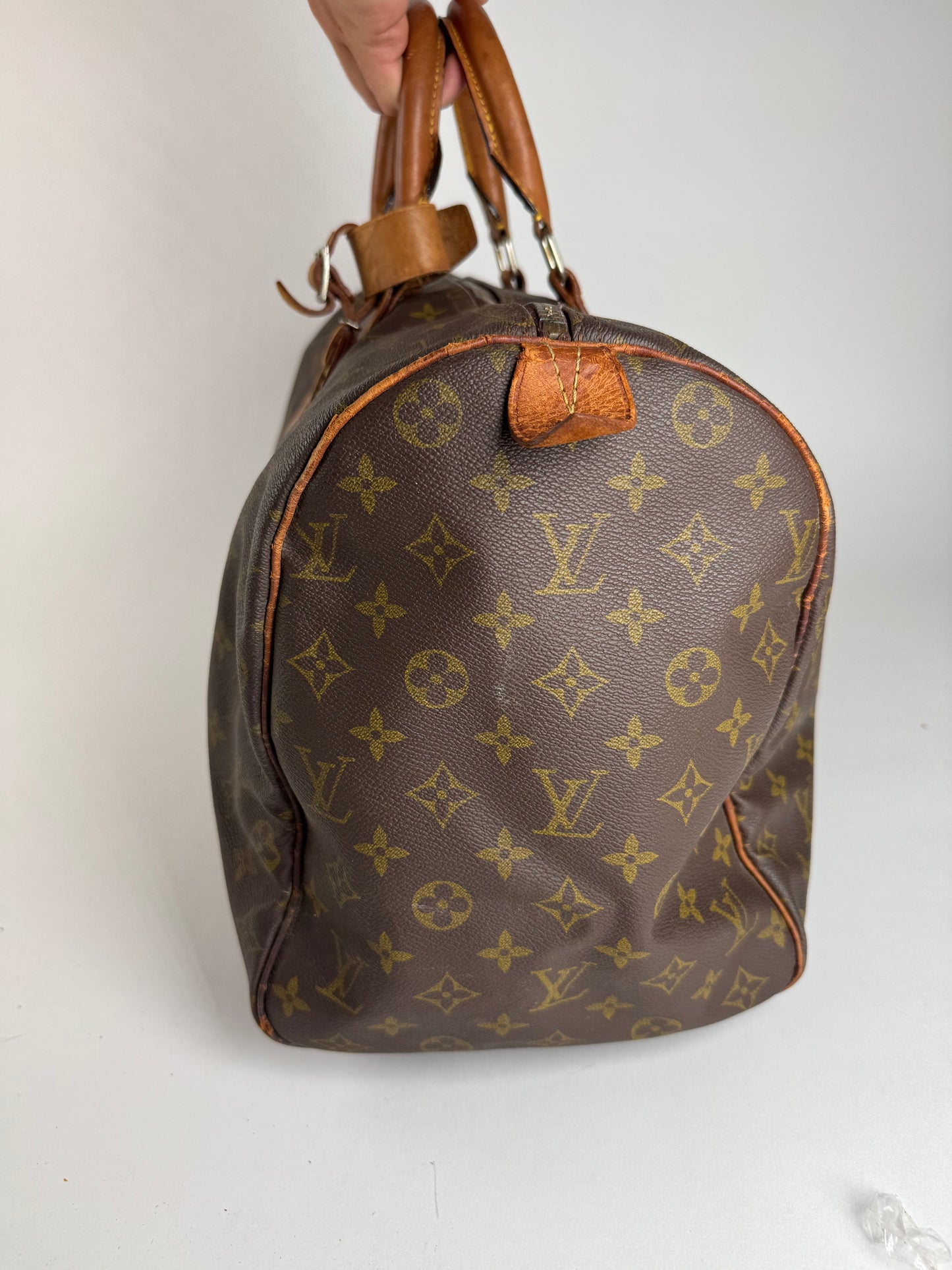 Vintage Louis Vuitton monogram duffel bag brown