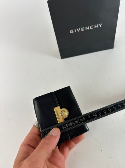 Vintage Givenchy Leather Card Holder / Purse Black