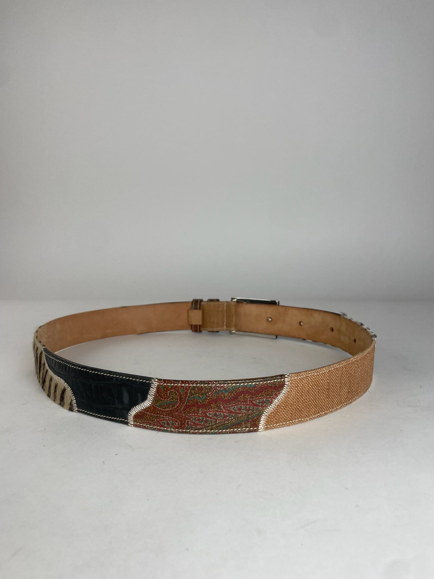 Vintage Etro Multi Material Belt