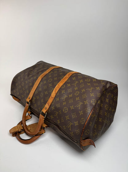 Vintage Louis Vuitton monogram duffel bag brown