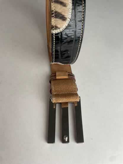 Vintage Etro Multi Material Belt