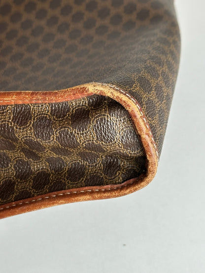 Vintage Celine Paris leather clutch brown