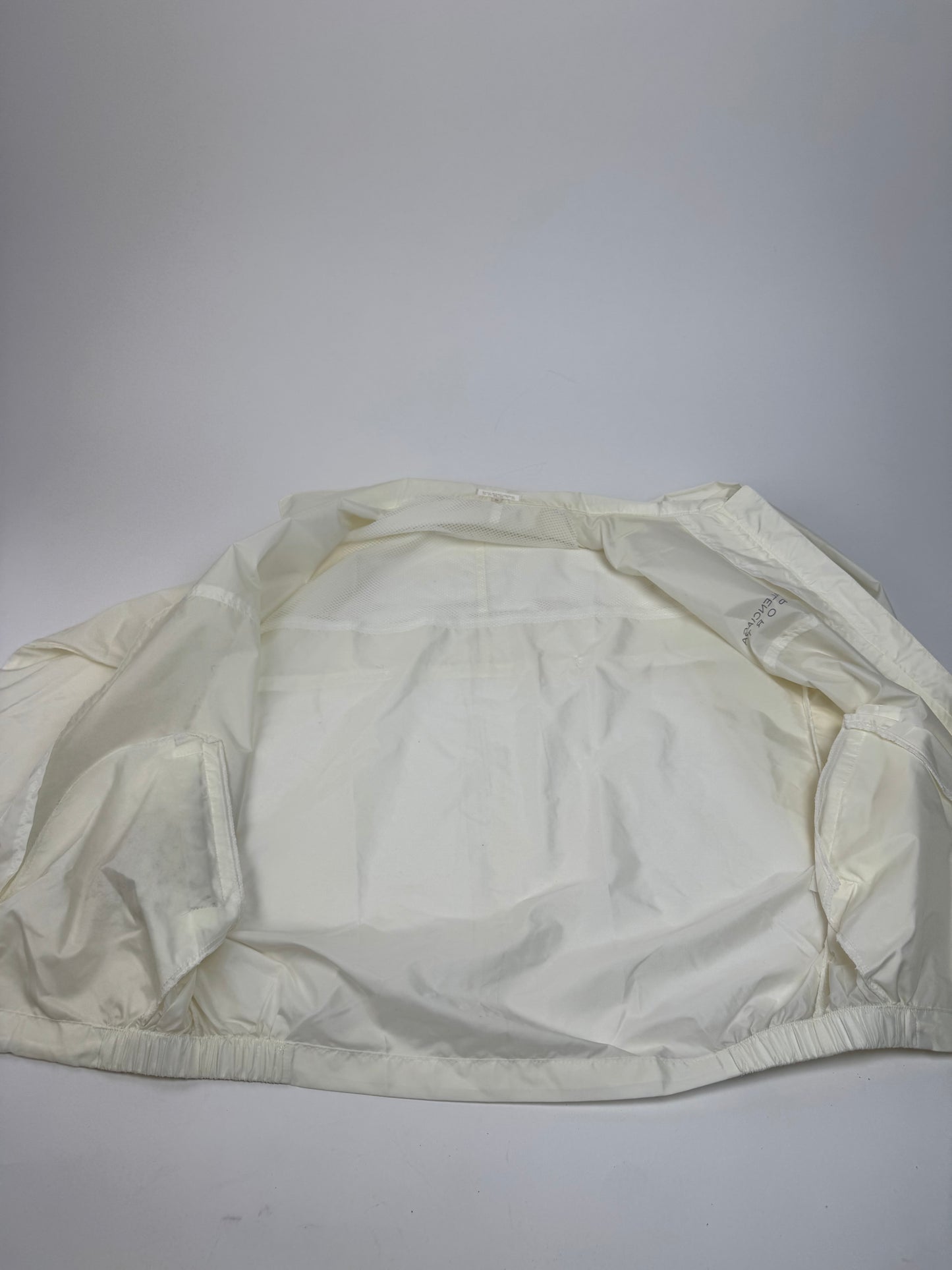 Vintage Balenciaga Polyester Blouson White M