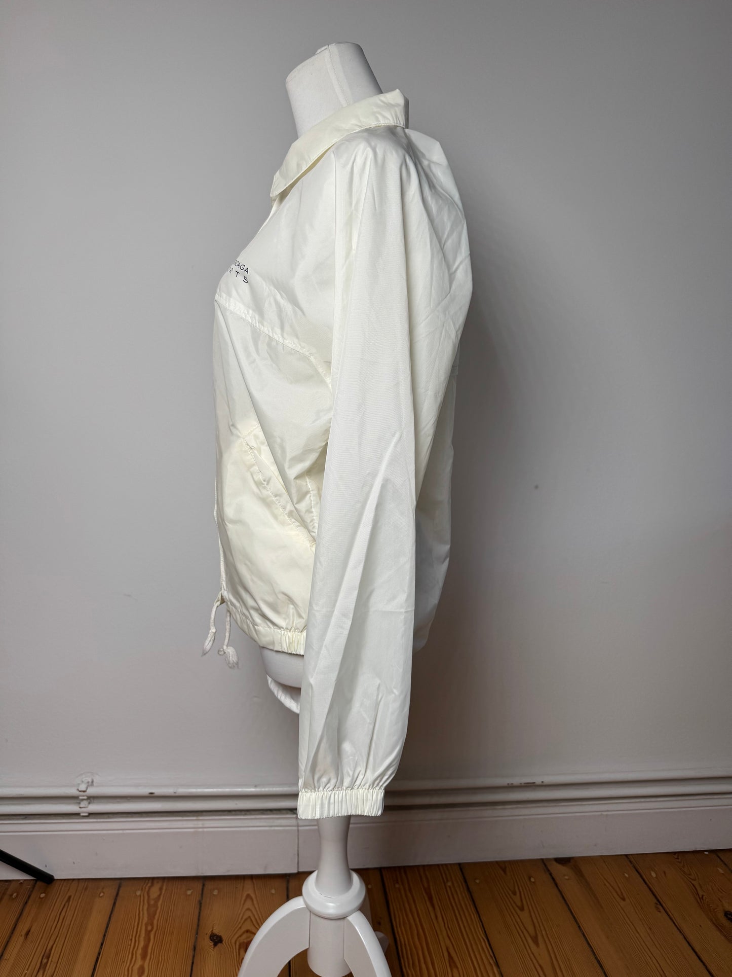 Vintage Balenciaga Polyester Blouson White M