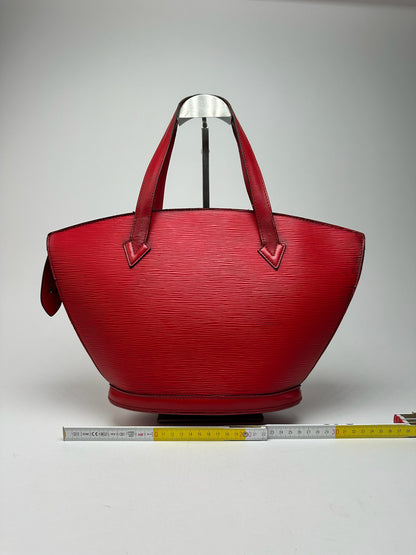 Vintage Louis Vuitton Saint Jacques EPI Leather bag red