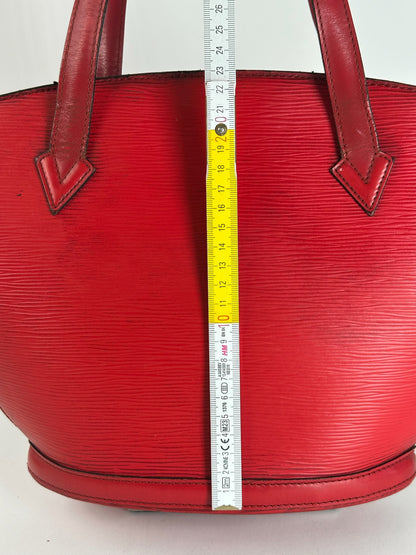 Vintage Louis Vuitton Saint Jacques EPI Leather bag red
