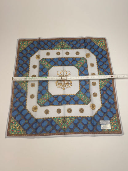 Vintage Gucci Scarf Blue Green
