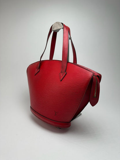 Vintage Louis Vuitton Saint Jacques EPI Leather bag red