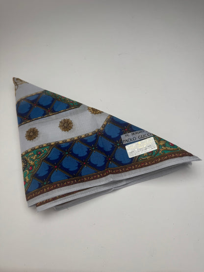Vintage Gucci Scarf Blue Green