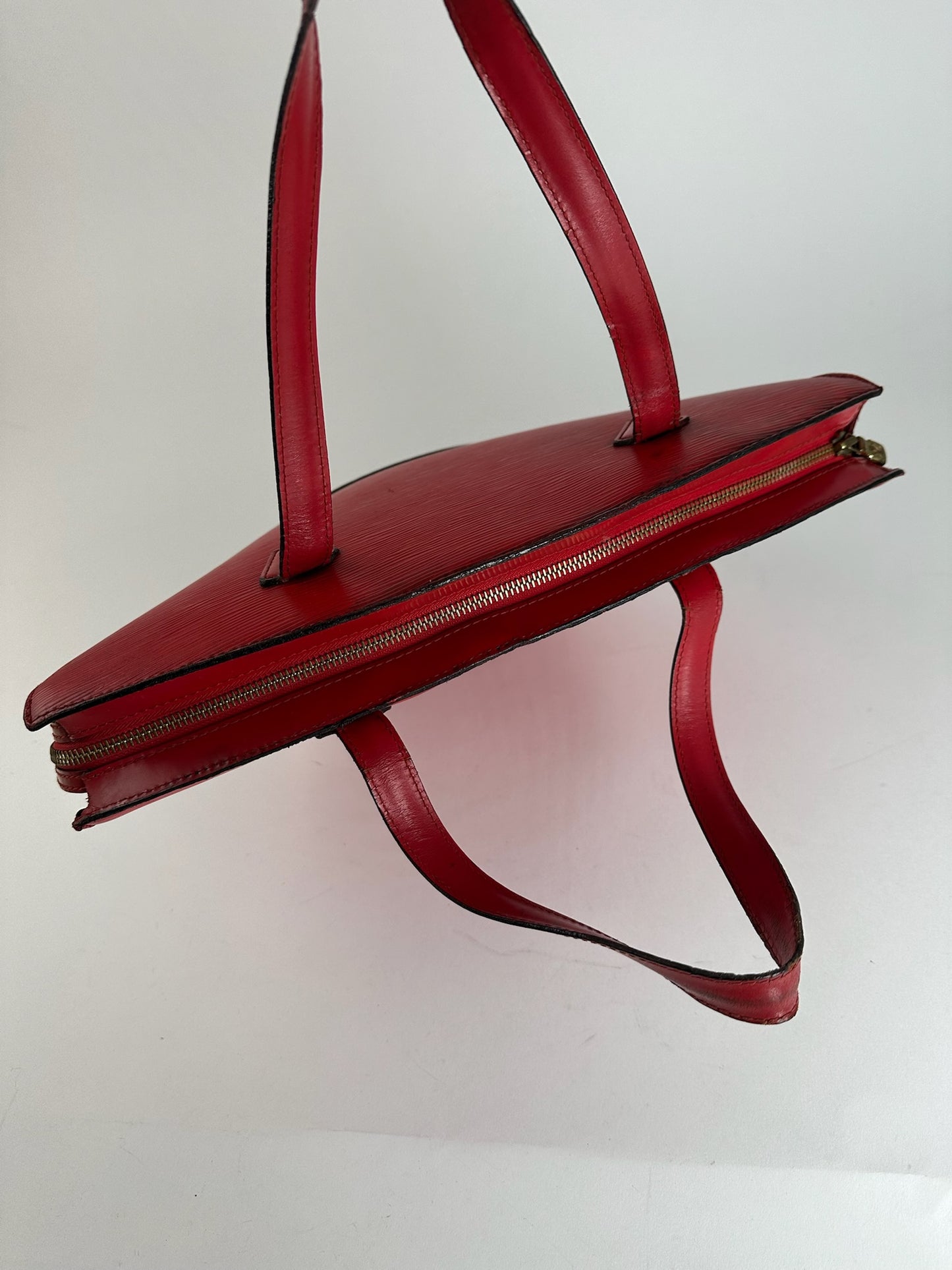 Vintage Louis Vuitton Saint Jacques EPI Leather bag red