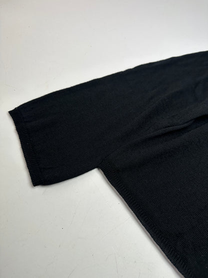 Vintage Comme Des Garçons Wool Crewneck Black white M