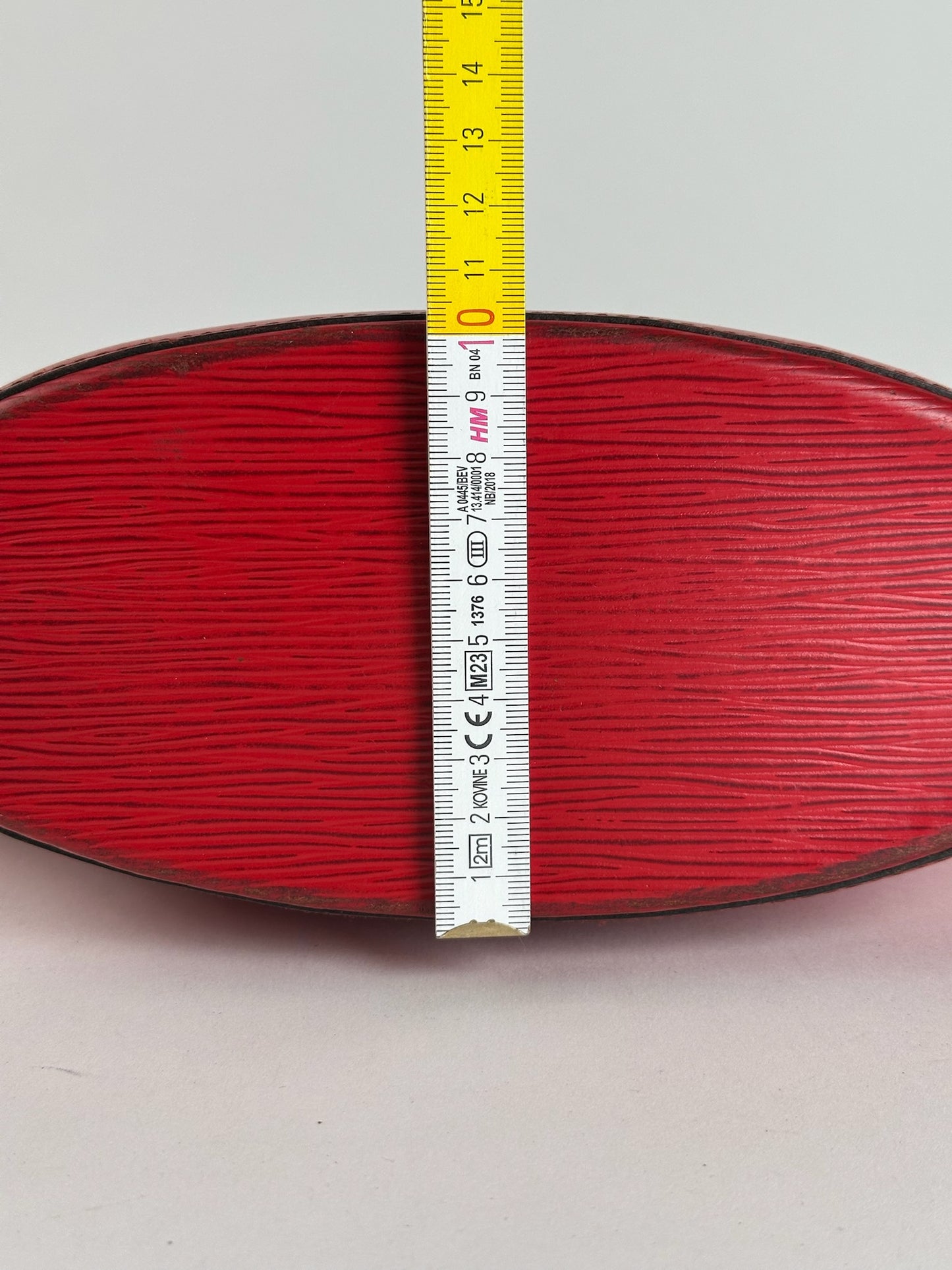 Vintage Louis Vuitton Saint Jacques EPI Leather bag red