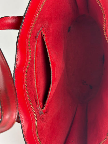 Vintage Louis Vuitton Saint Jacques EPI Leather bag red