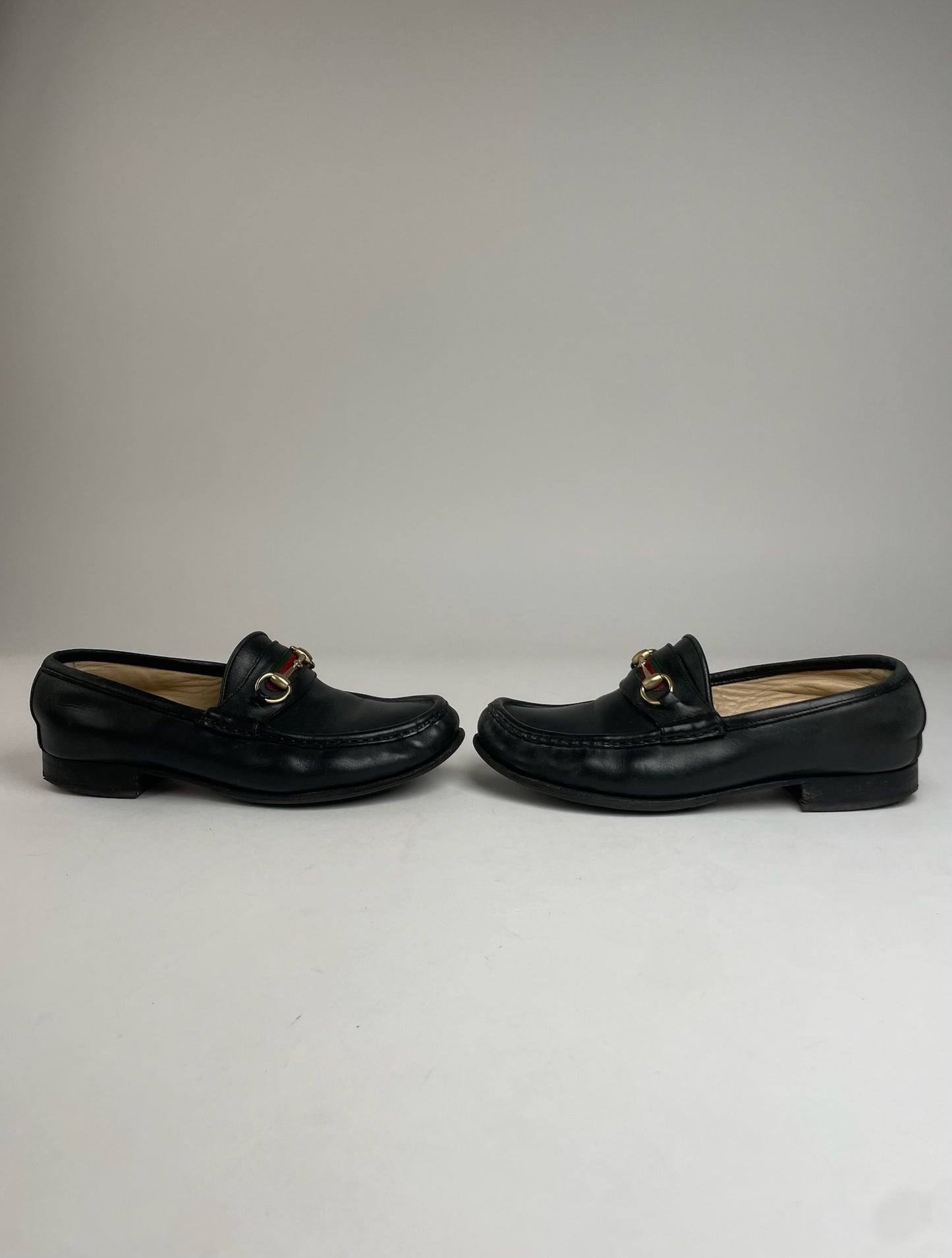 Vintage Gucci Horsebit Leather Loafer Black 36C