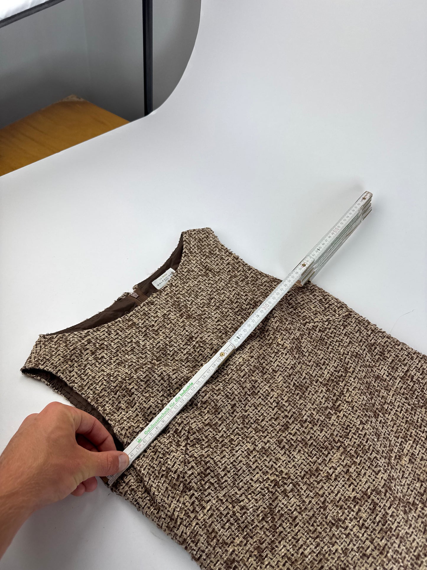 Vintage Balenciaga Wool Dress M