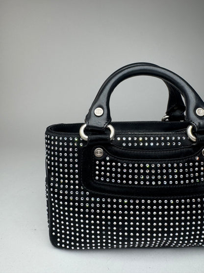 Sac Mini Boogie clouté vintage Celine Paris noir