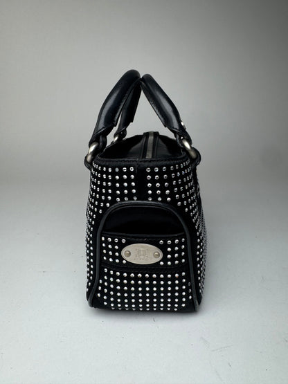 Sac Mini Boogie clouté vintage Celine Paris noir