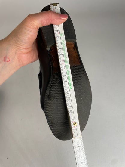 Vintage Gucci Horsebit Leather Loafer Black 36C