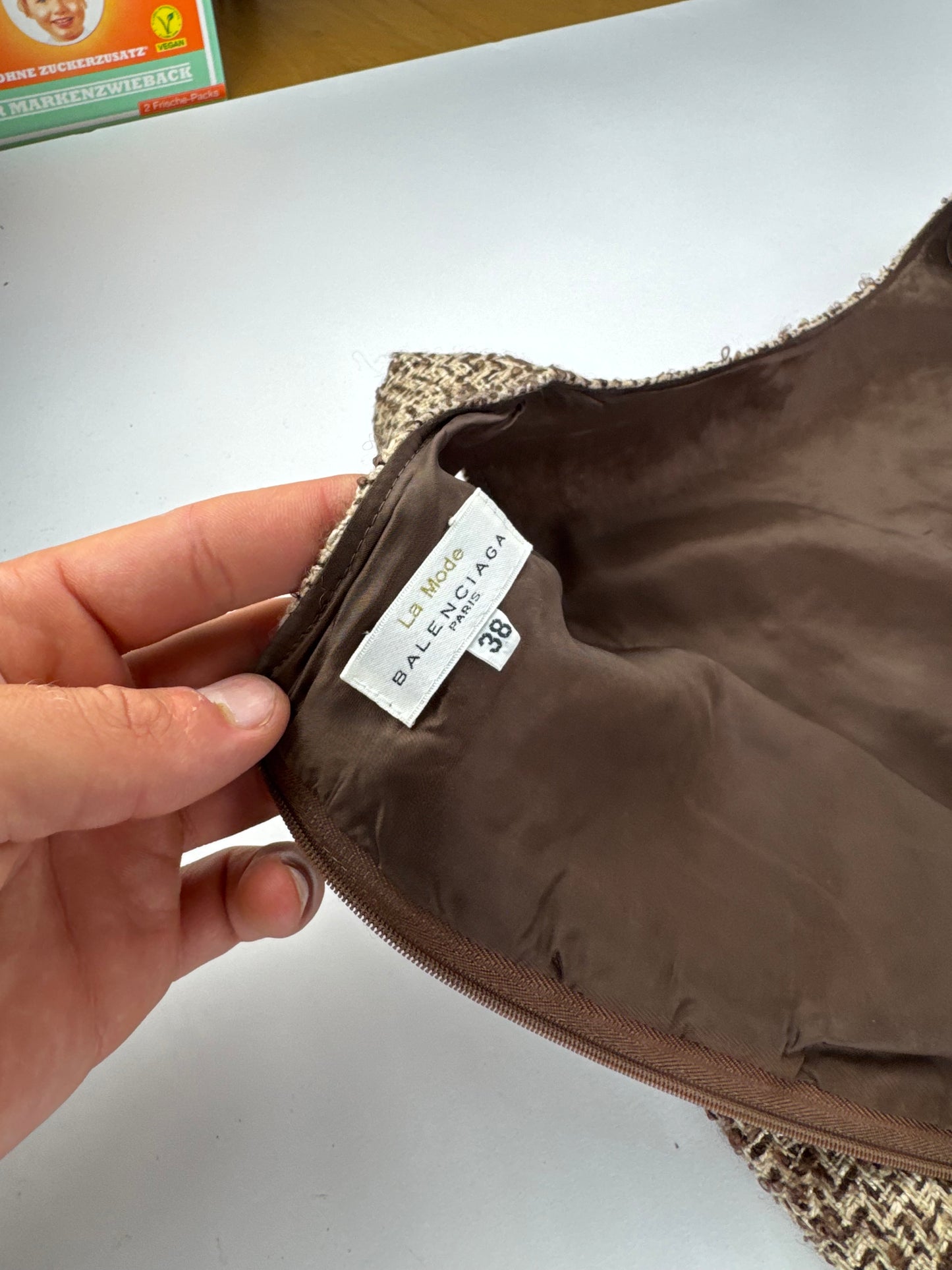 Vintage Balenciaga Wool Dress M