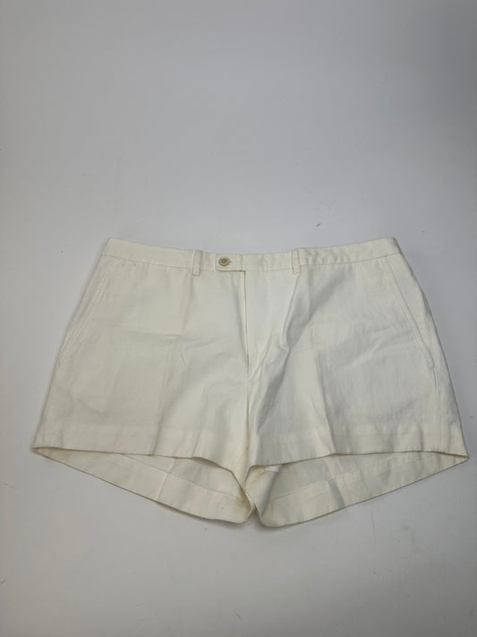 Vintage Gucci Cotton Tailored Shorts Ivory