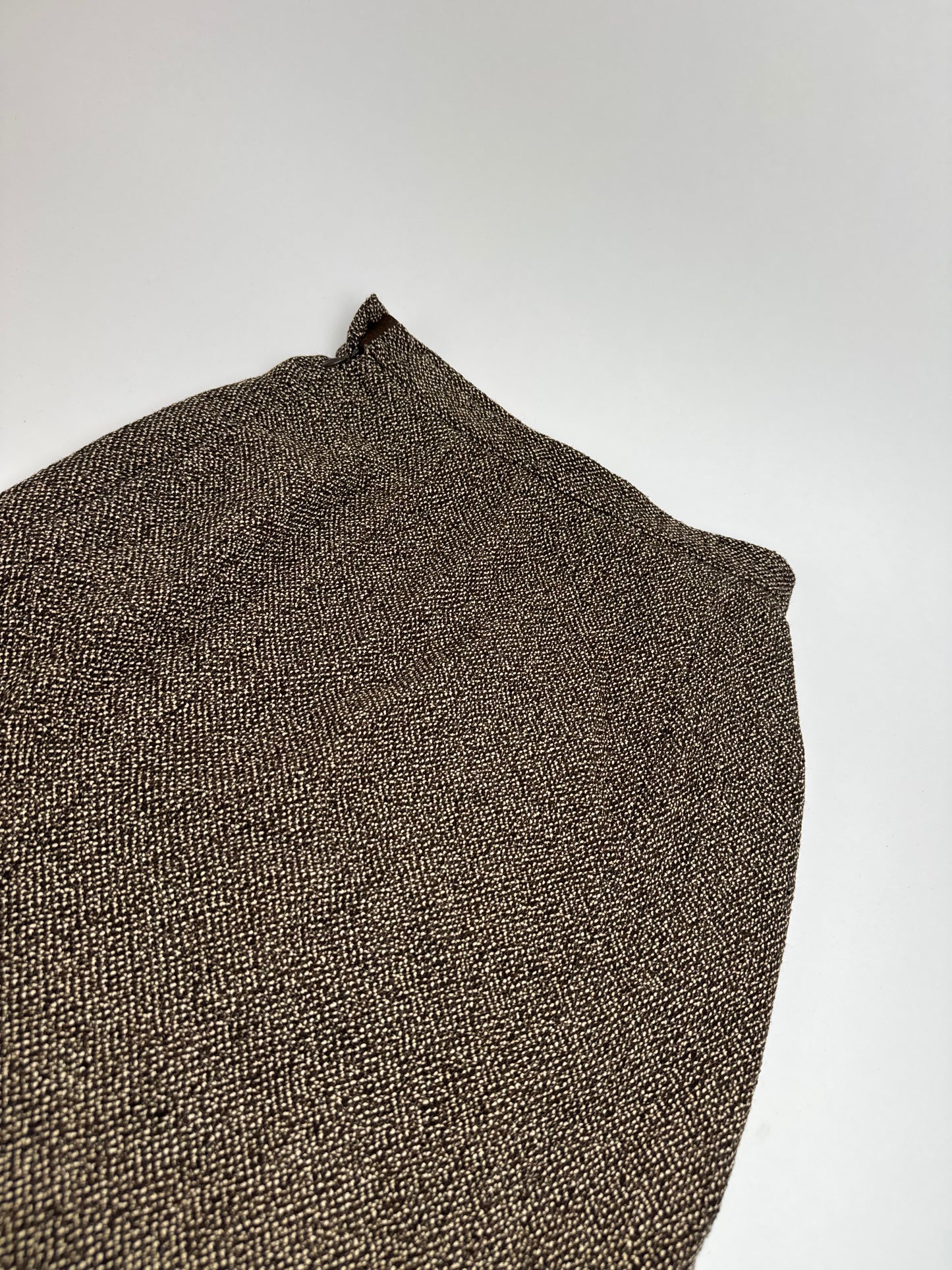 Vintage Fendi Roma wool skirt brown M