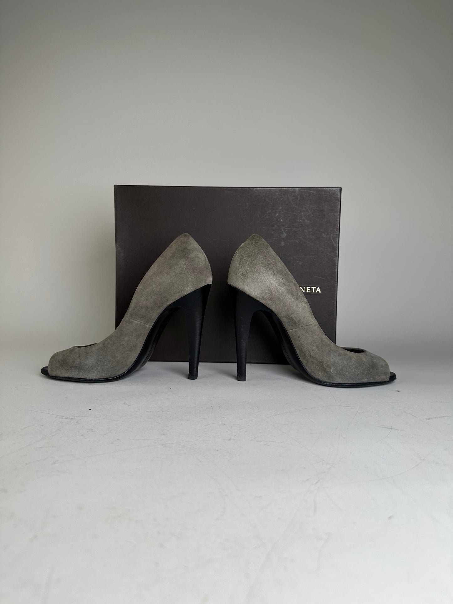 Vintage Bottega Veneta Intrecciato Leather Heels  EU36